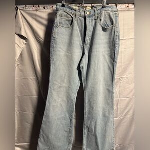 NWOT Universal Thread High Rise Flare Jeans in Light Blue